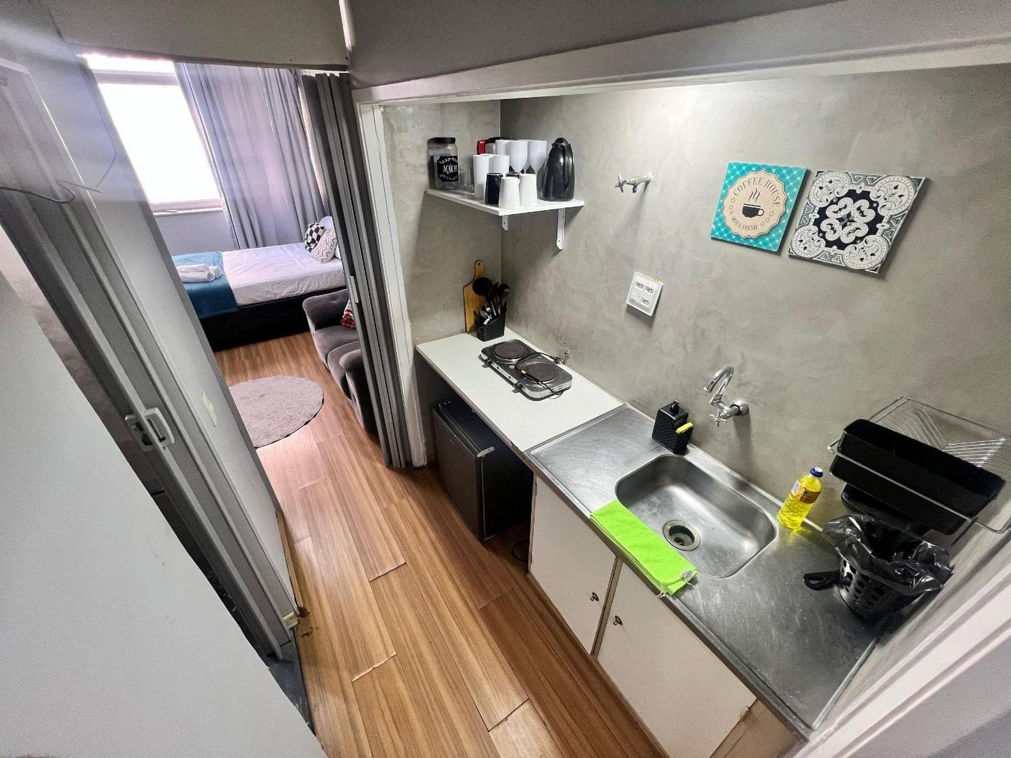 Flat Av Rio Branco Ar Cond Metro Vlt Lapa Rj *