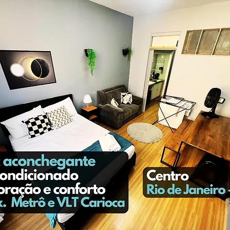 Flat Av Rio Branco Ar Cond Metro Vlt Lapa Rj Apartment Rio de Janeiro Exterior photo